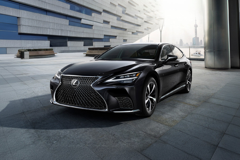 LS Hybrid Front angle low view