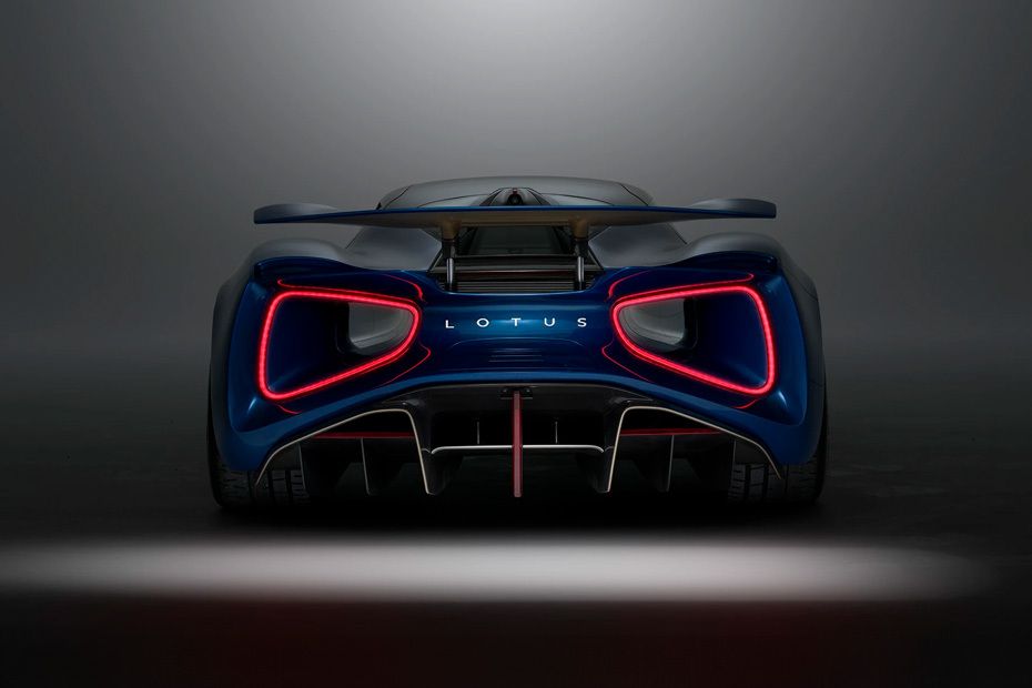 Full Rear View of Lotus EVIJA