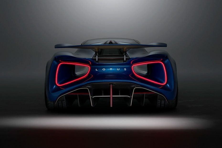 Full Rear View of Lotus EVIJA