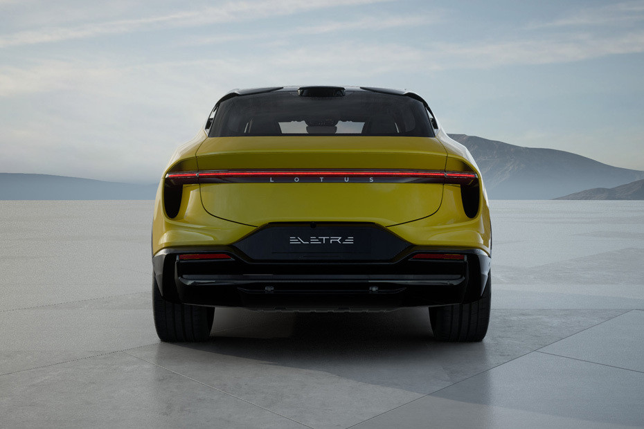 Full Rear View of Lotus ELETRE