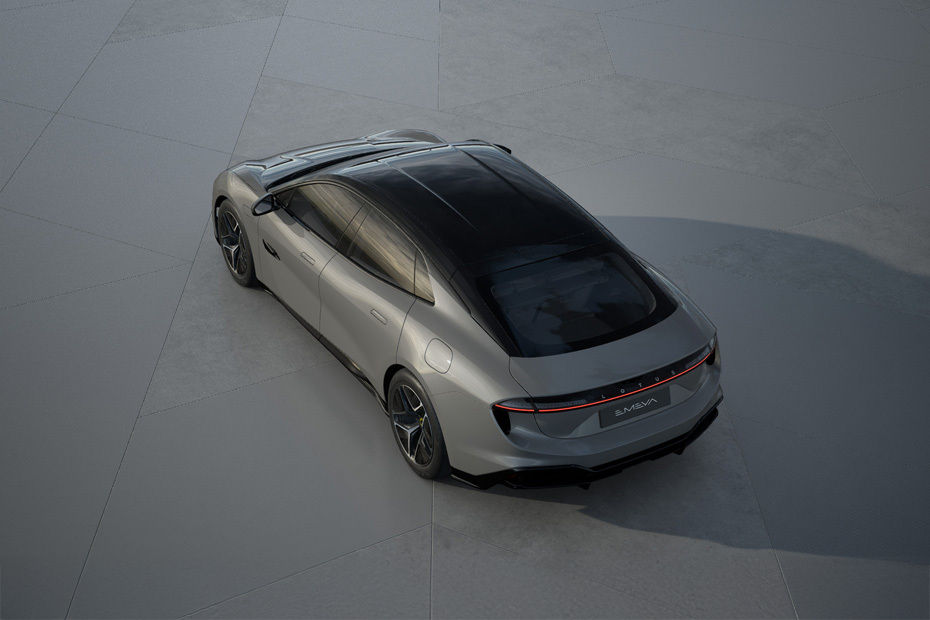 Rear Cross Side View of Lotus Emeya