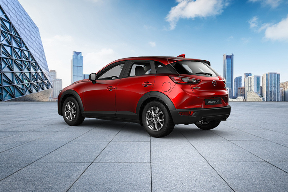 Rear Cross Side View of Mazda CX-3