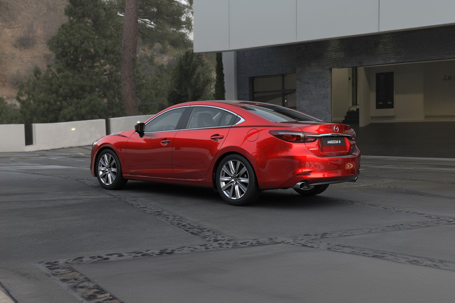 Rear Medium View of Mazda 6 Sedan