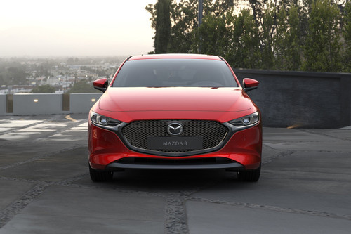 Full Front View of 3 Hatchback