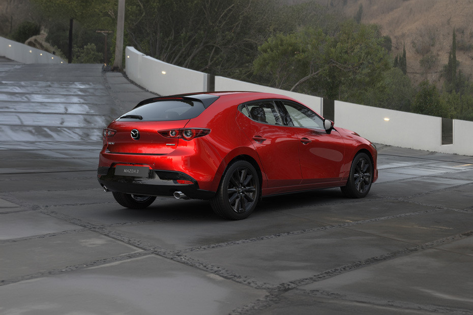 3 Hatchback Rear angle view