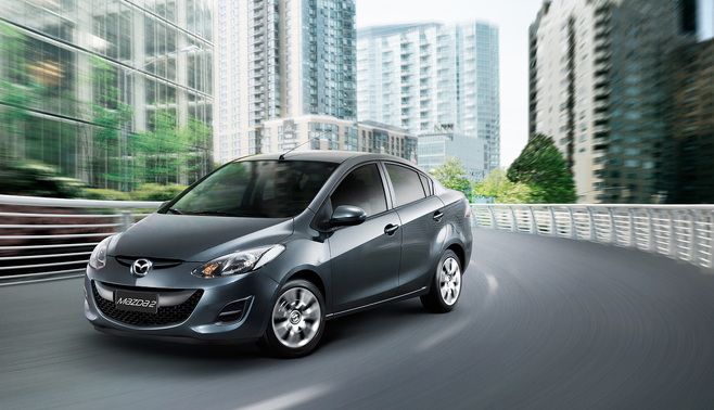 Mazda 2 Front Angle High View