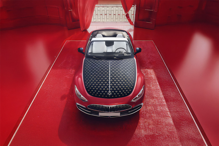 Full Front View of Maybach SL