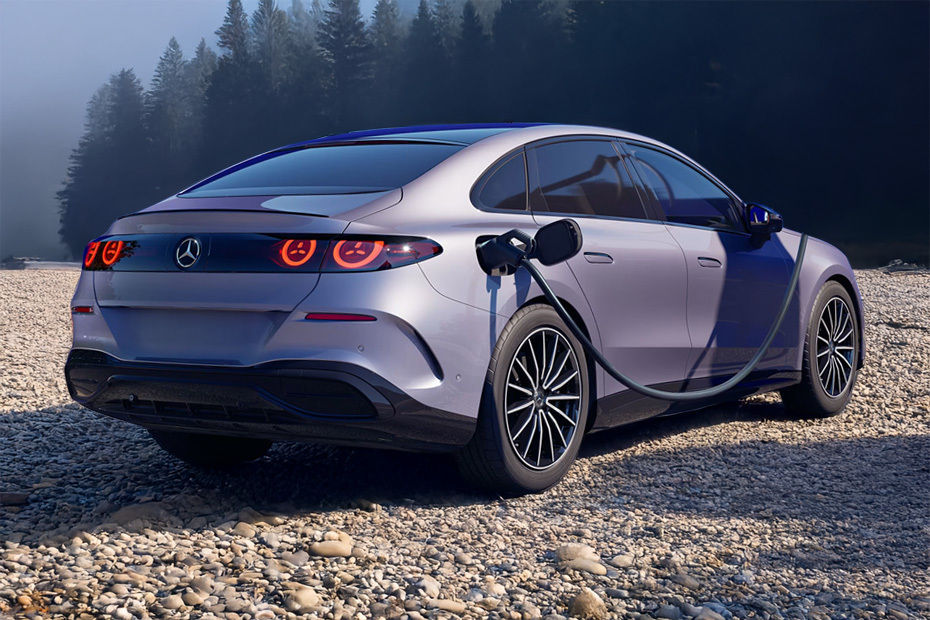 C-Class Electric Rear angle view