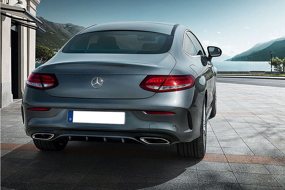 Rear Medium View of Mercedes-Benz C-Class Coupe