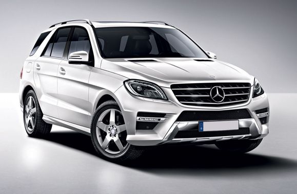 Mercedes-Benz M Class Front Medium View