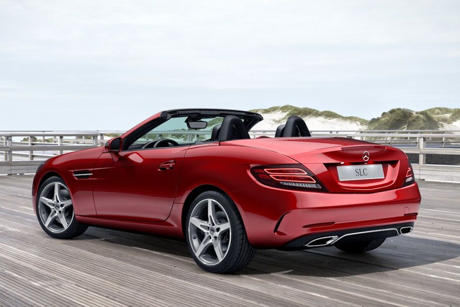 Rear Cross Side View of Mercedes-Benz SLC-Class
