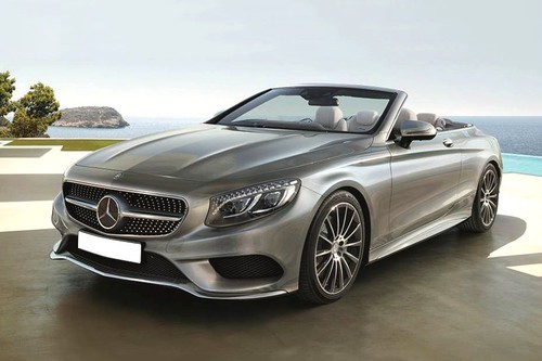 S-Class-Cabriolet Front angle low view