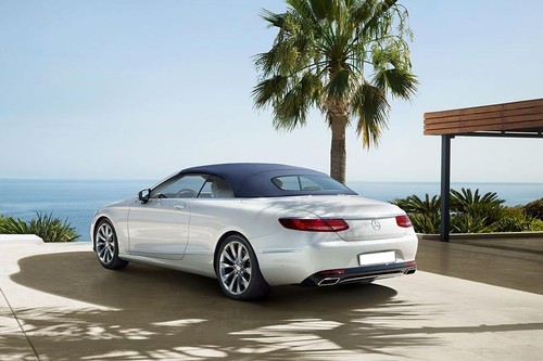 Rear Cross Side View of Mercedes-Benz S-Class-Cabriolet