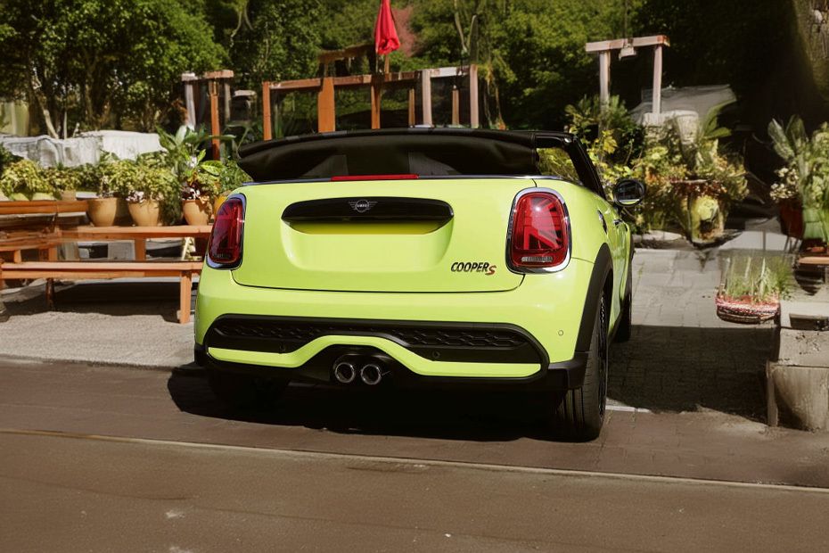 Full Rear View of Mini Convertible (2022-2024)