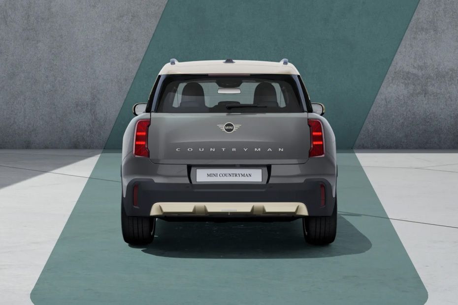 Full Rear View of Mini Countryman Electric