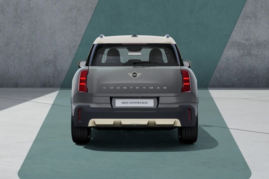 Full Rear View of Mini Countryman Electric