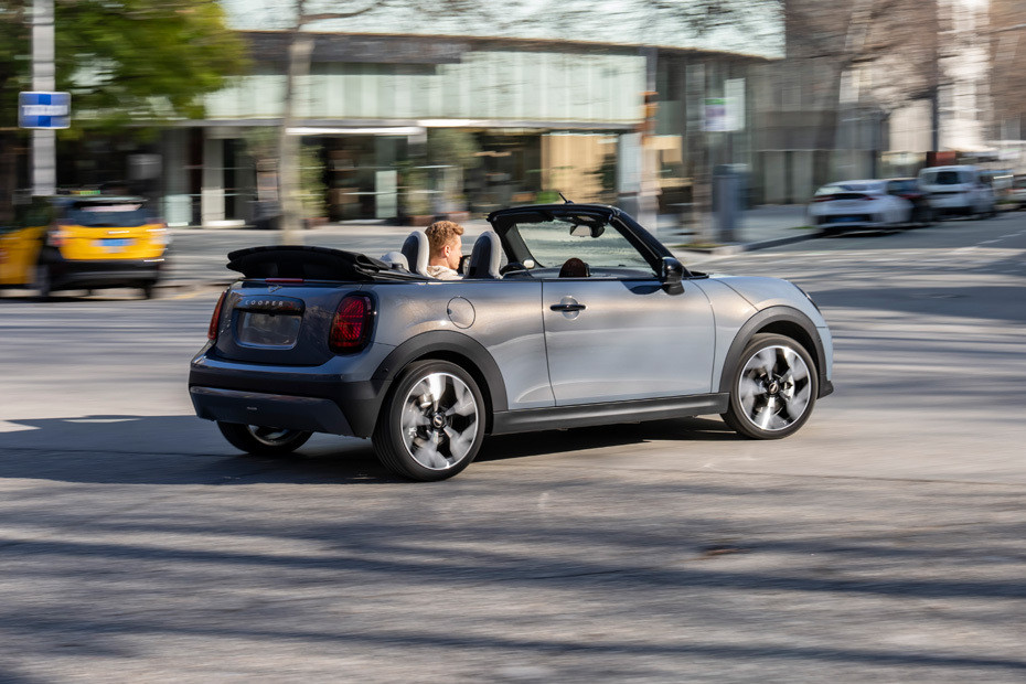 Convertible Rear angle view