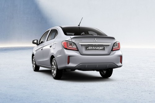 Rear Medium View of Mitsubishi Attrage