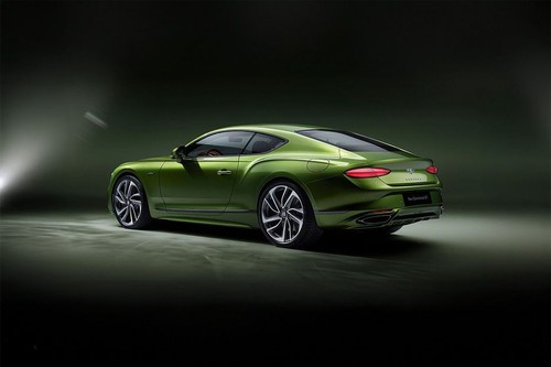 Rear Cross Side View of Bentley Continental GT