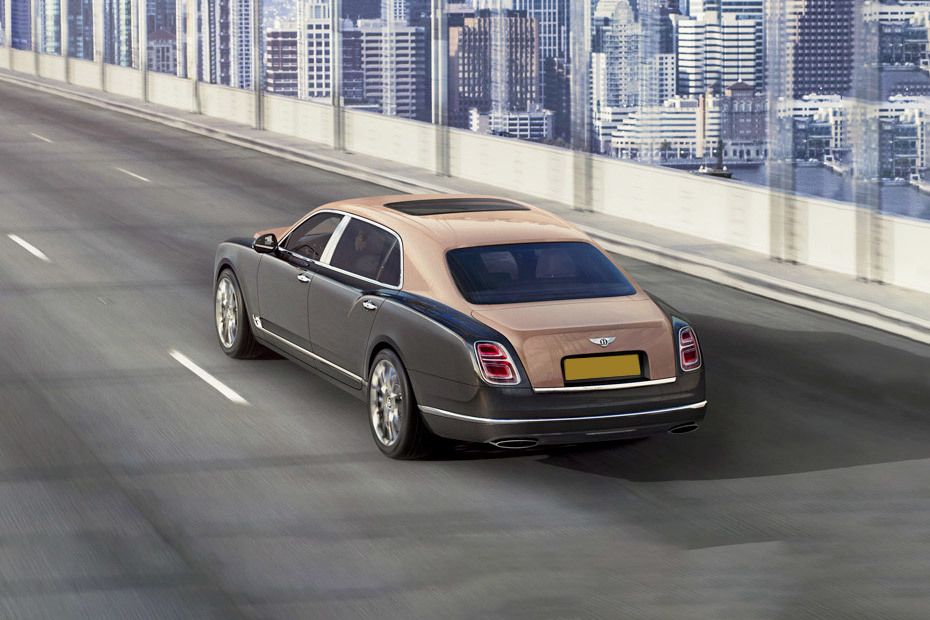 Rear Medium View of Bentley Mulsanne