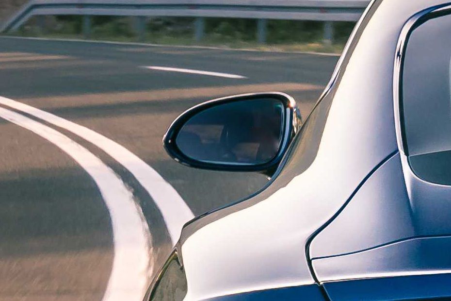 Bentley Continental Drivers Side Mirror Rear Angle
