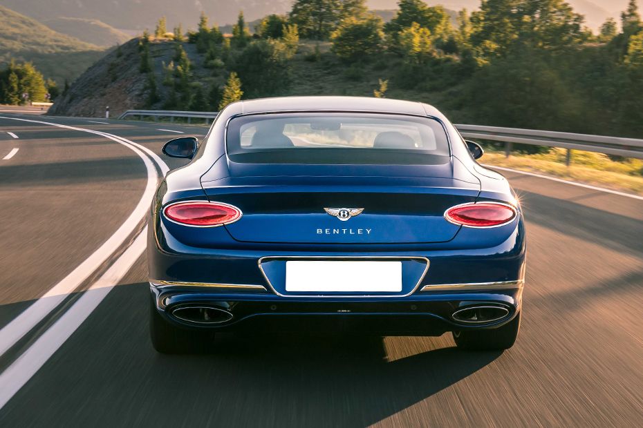 Full Rear View of Bentley Continental