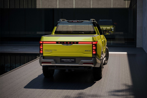 Full Rear View of Nissan Frontier Pro