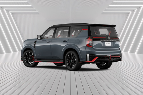 Rear Cross Side View of Nissan Patrol Nismo