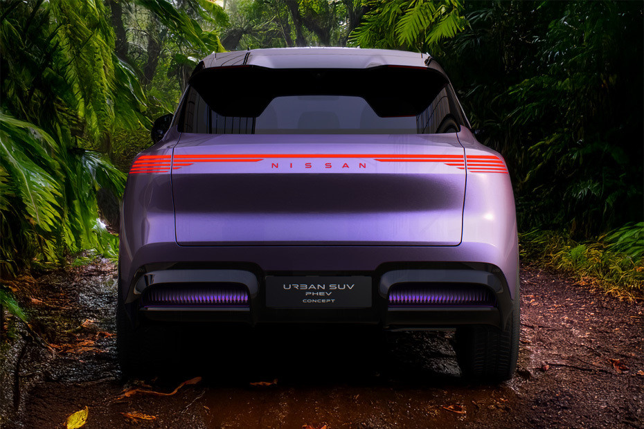 Full Rear View of Nissan Urban SUV PHEV