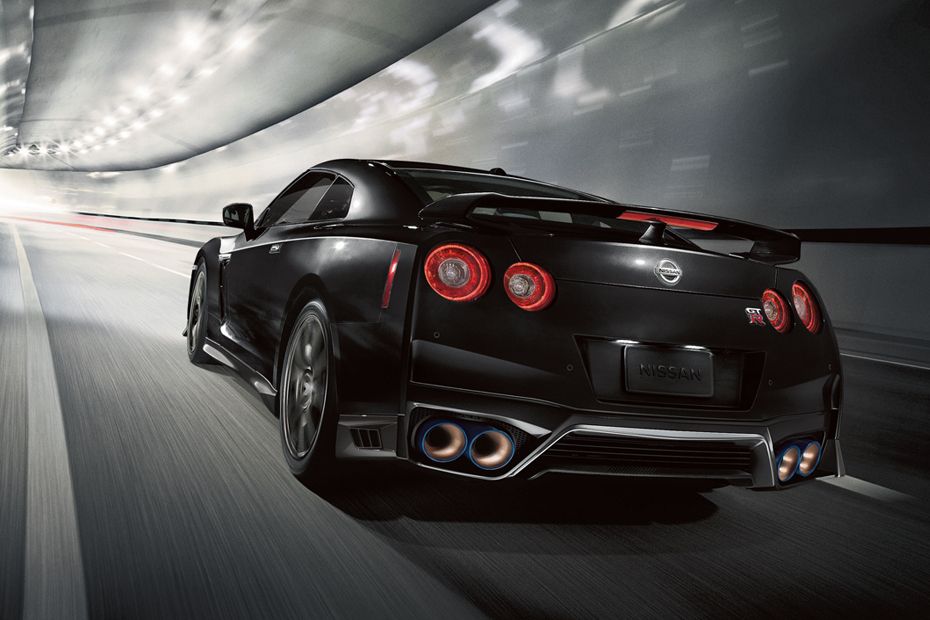 Rear Medium View of Nissan GT-R