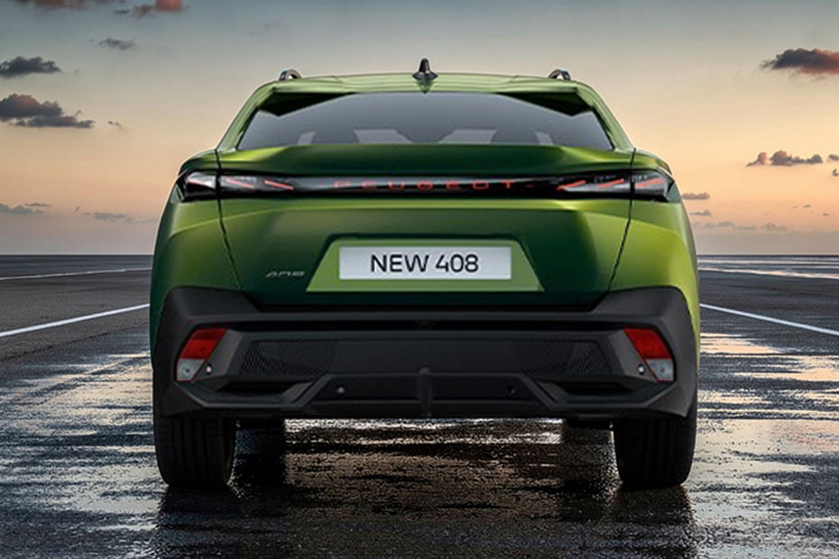 Full Rear View of Peugeot 408