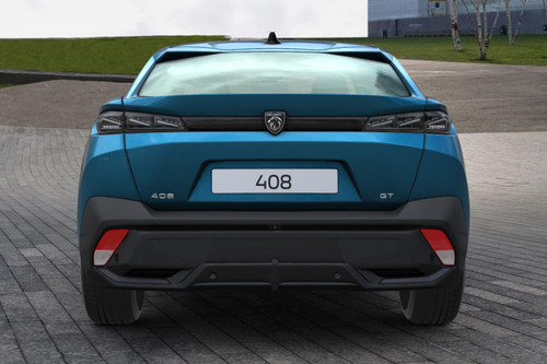 Full Rear View of Peugeot 408