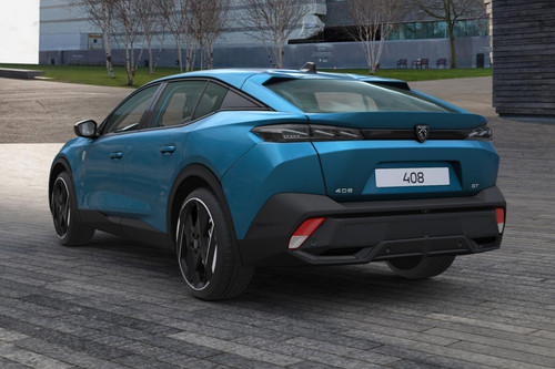 Rear Cross Side View of Peugeot 408