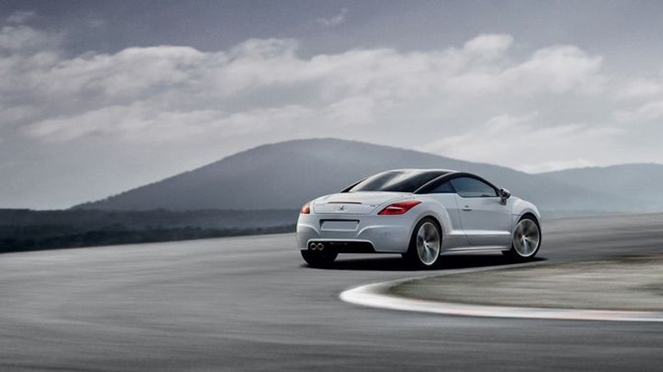 RCZ Rear angle view