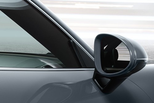 Porsche 718 Drivers Side Mirror Rear Angle
