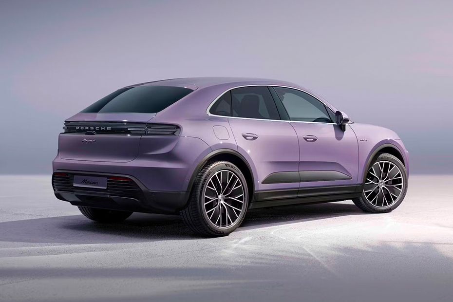 Macan Electric Rear Medium Side View