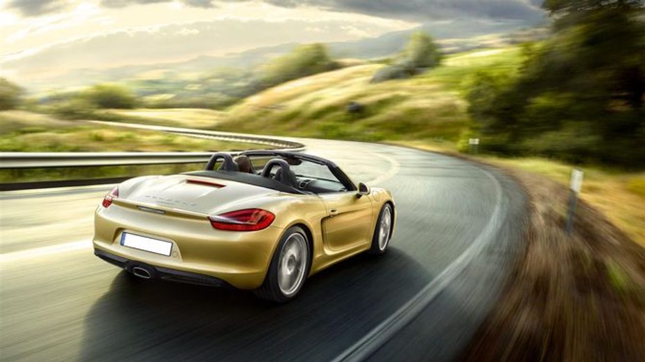 Boxster Rear angle view