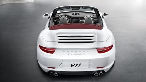 Full Rear View of Porsche 911 Carrera S Cabriolet