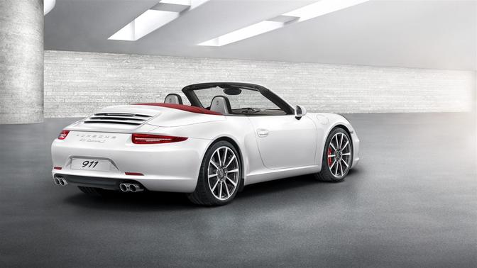 911 Carrera S Cabriolet Rear angle view