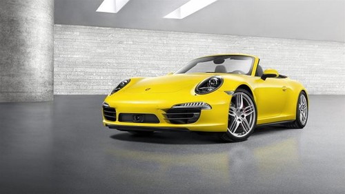 Porsche 911 Carrera 4S Cabriolet Front Angle High View