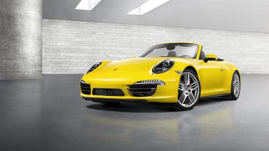 Porsche 911 Carrera 4S Cabriolet Front Angle High View