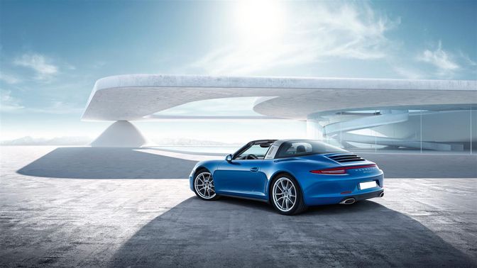 911 Targa 4 Side view