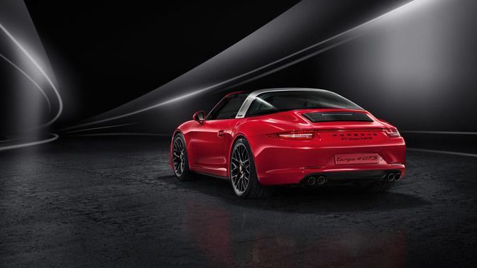 911 Targa 4 GTS Side view
