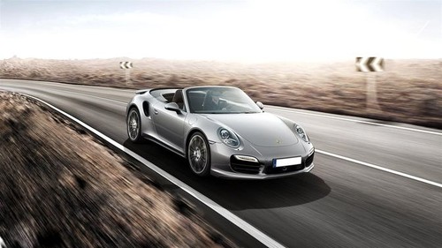 Porsche 911 Turbo Cabriolet Front Medium View