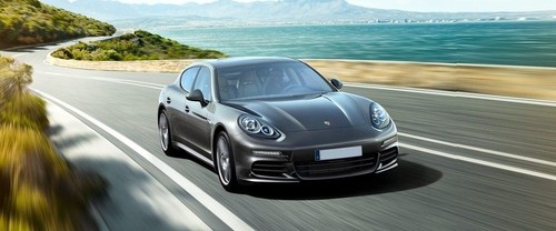 Porsche Panamera Diesel Front Medium View