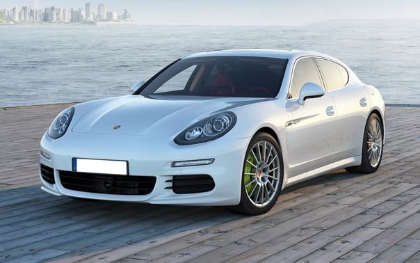 Porsche Panamera S E-Hybrid Front Angle High View