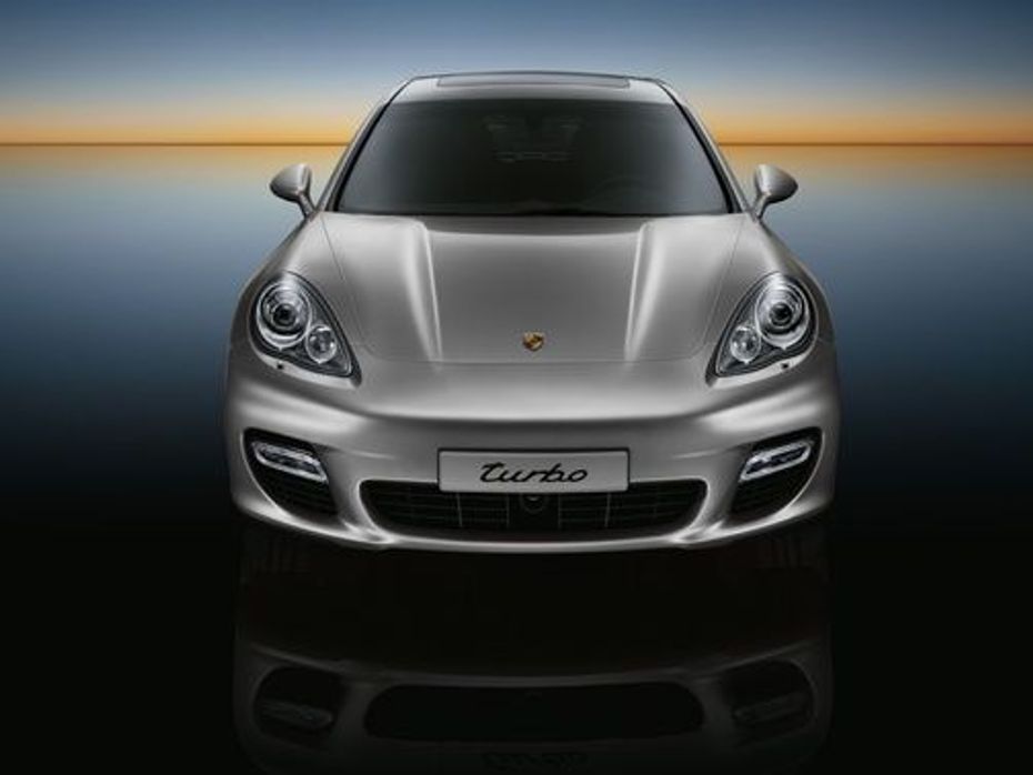 Full Front View of Panamera Turbo