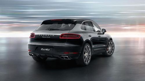 Macan Turbo-2015 Rear angle view
