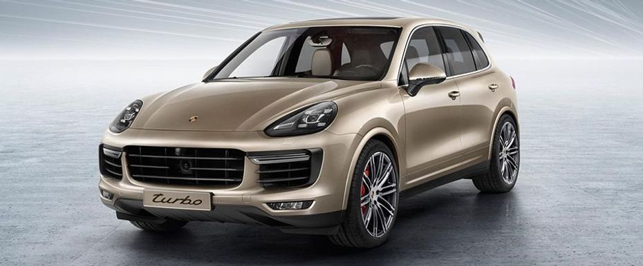 Porsche Cayenne Turbo Front Angle High View
