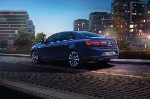 Rear Cross Side View of Renault Megane